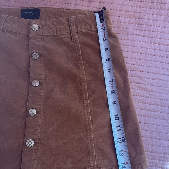 Brown Button-Up Skirt - Picture 4 of 7